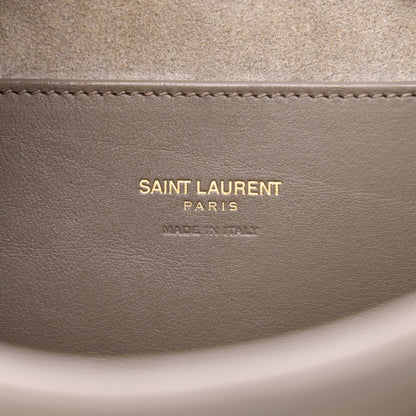 Saint Laurent Calfskin Monogram Baby Cabas Fog 6 of 17