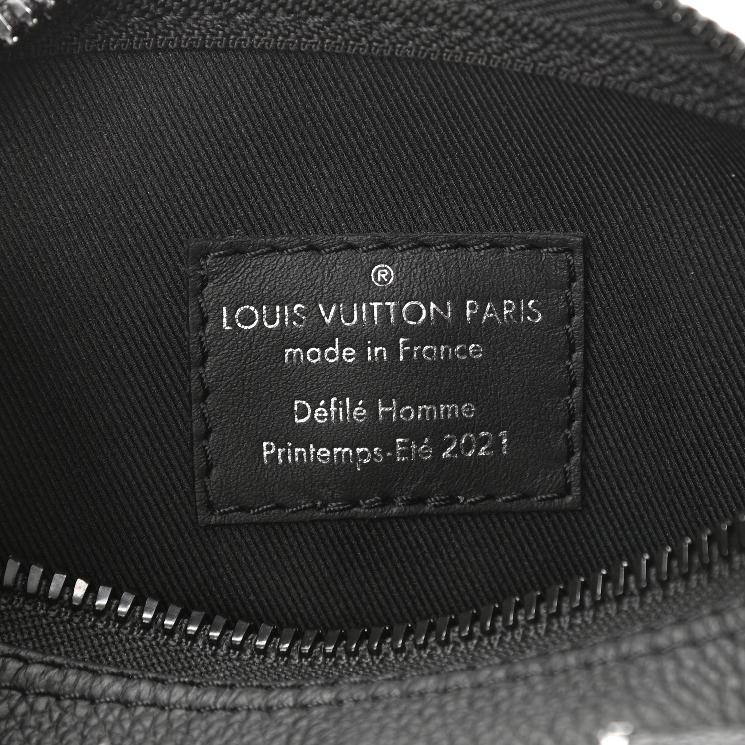 Louis Vuitton Calfskin Damier Distorted Keepall XS Black 6 of 9