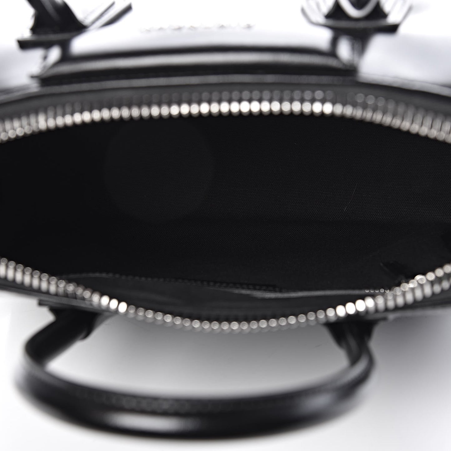 Shiny Lord Calfskin Small Antigona Black