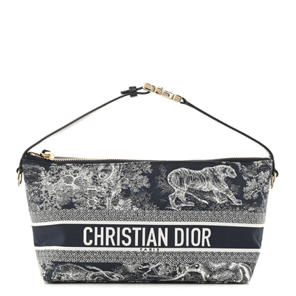 Christian Dior Technical Fabric Toile De Jouy DiorTravel Nomad Pouch Blue 1 of 11