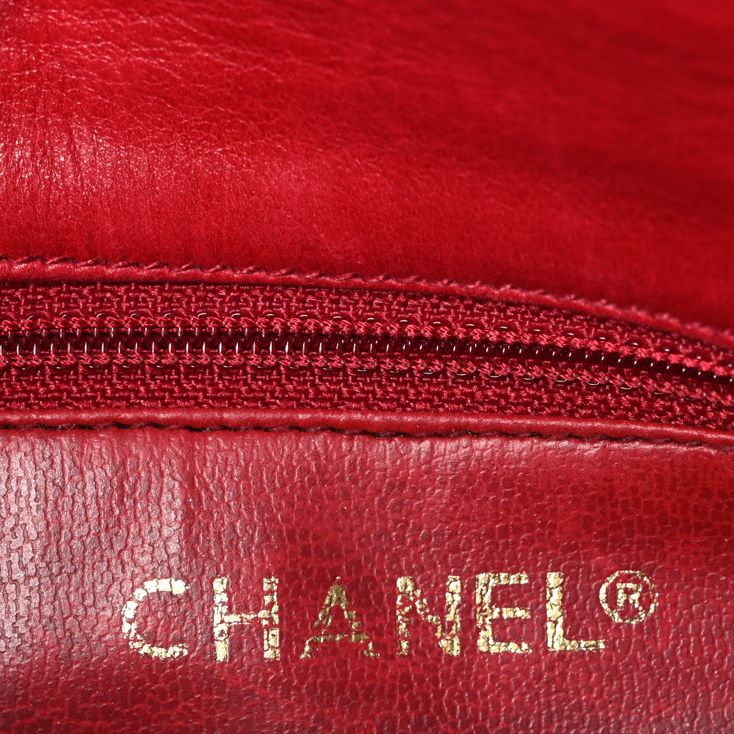 Chanel Lambskin Diamond Stitched Waist Chain Belt Flap Bag 75 30 Red 5 of 10
