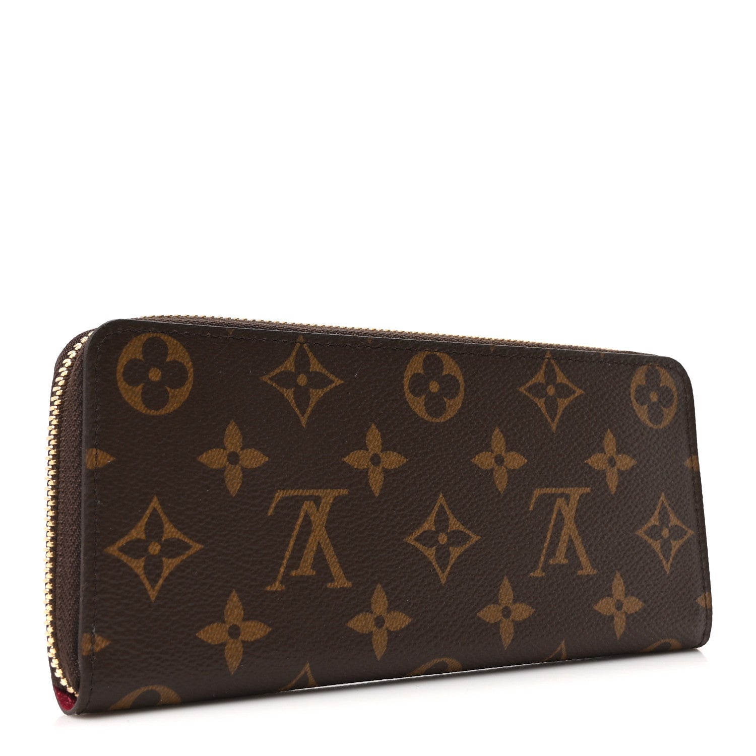 Louis Vuitton Monogram Clemence Wallet Fuchsia 3 of 9