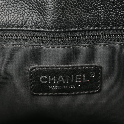 Chanel Caviar Quilted Grand Shopping Tote GST Black 6 of 10