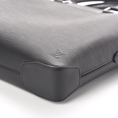 Louis Vuitton Epi Oliver Briefcase Black 9 of 9