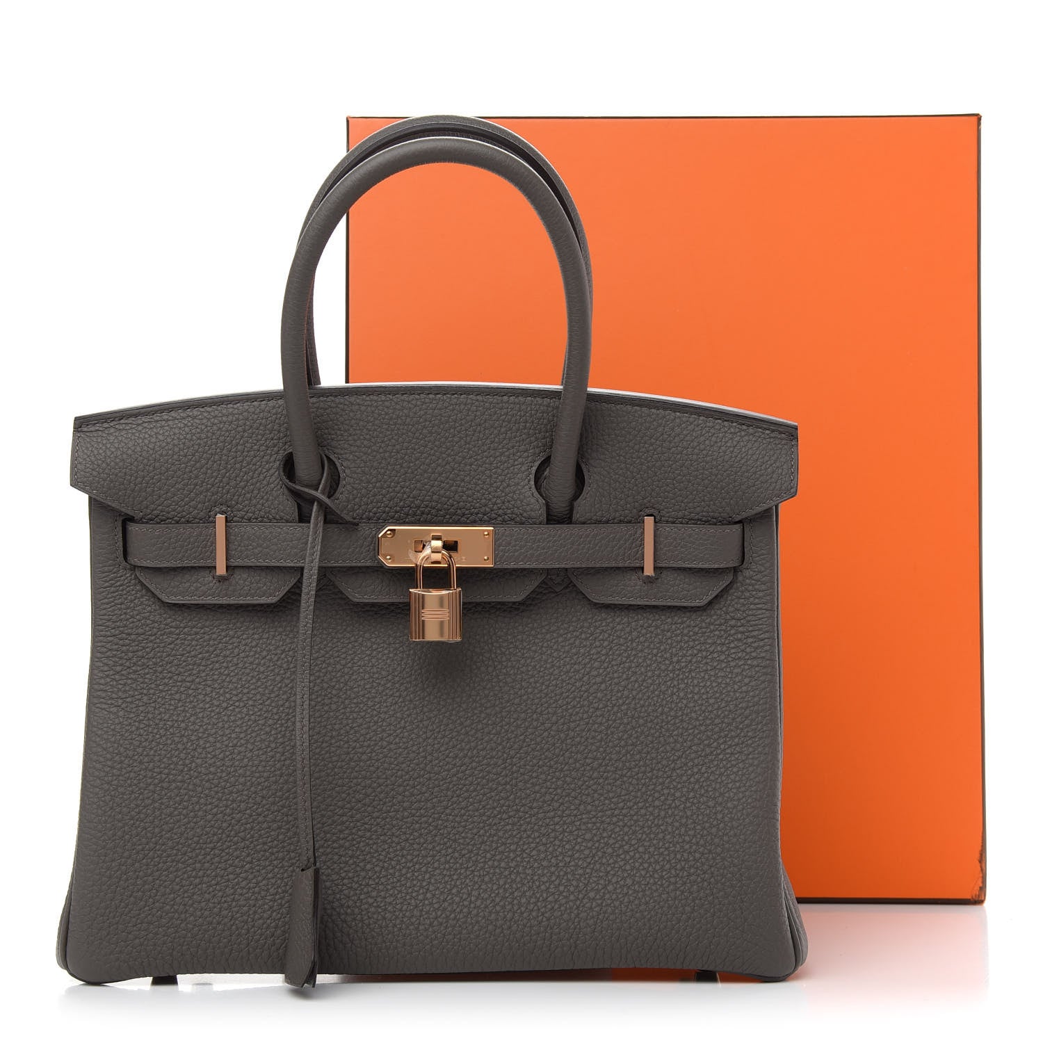 Hermes Togo Birkin 30 Etain 11 of 11