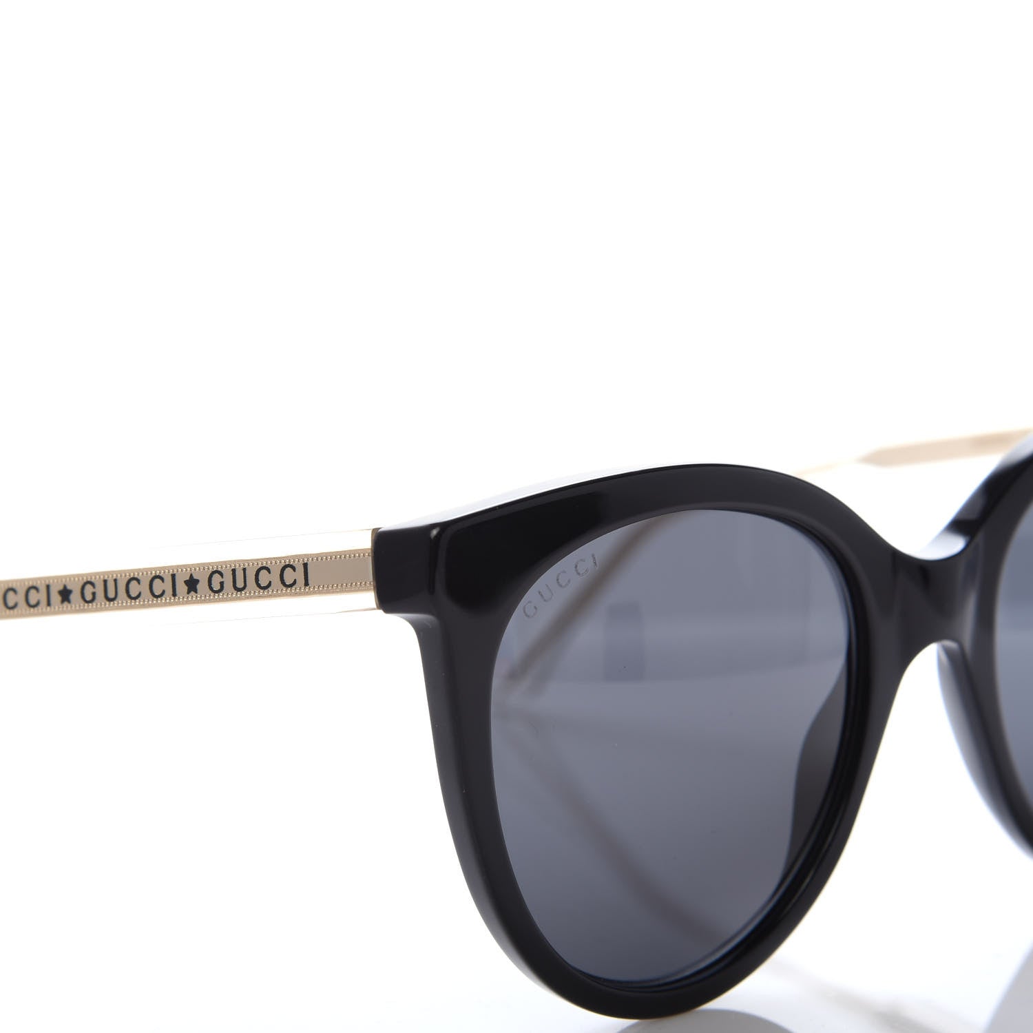Gucci Colorblock Acetate Cat Eye GG0565S Sunglasses Black 7 of 8