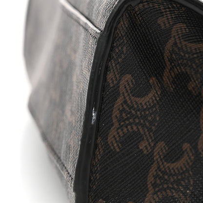 Celine Triomphe Canvas Calfskin Small Vertical Cabas Tan 11 of 11