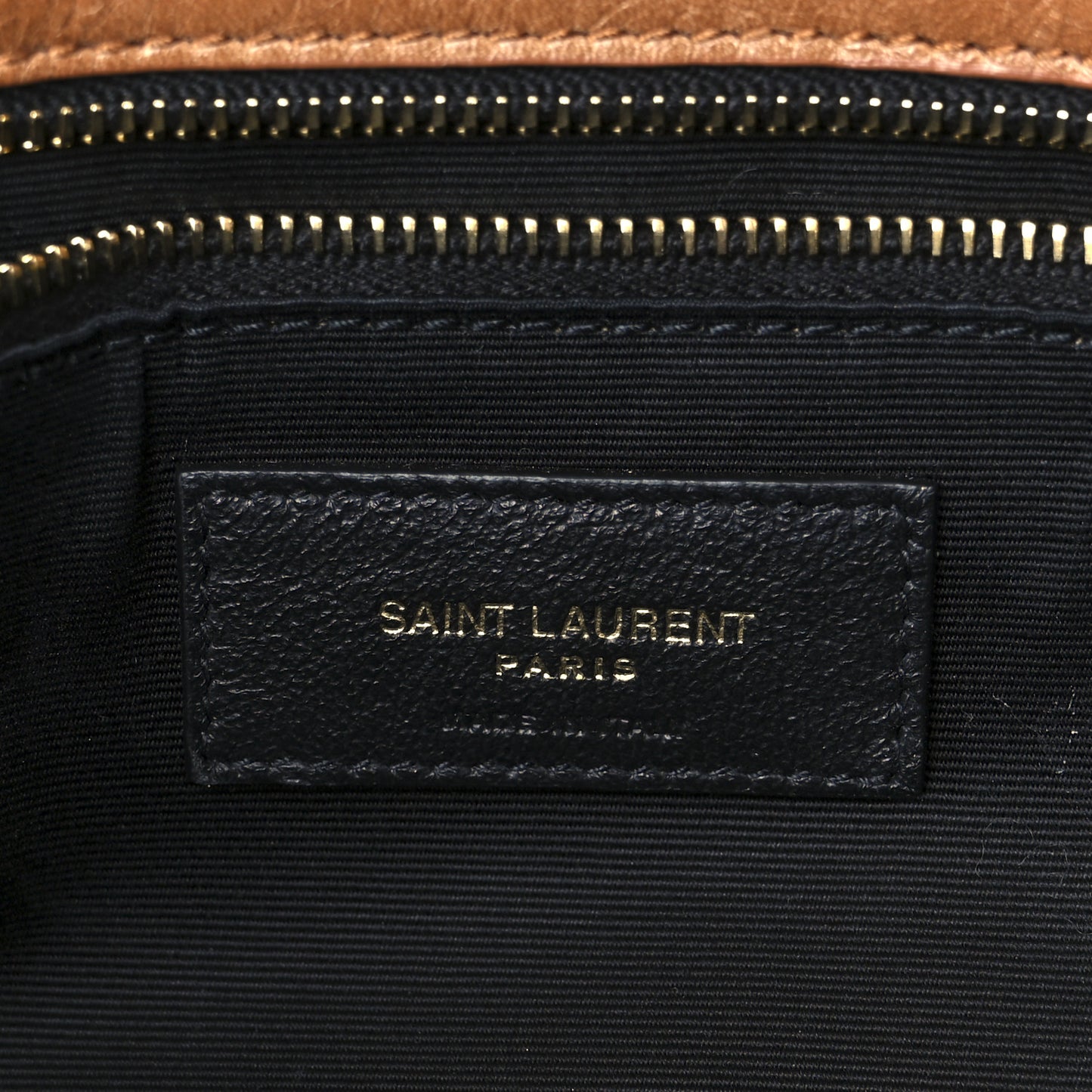 Crinkled Calfskin Matelasse Monogram Medium Niki Chain Satchel Caramel