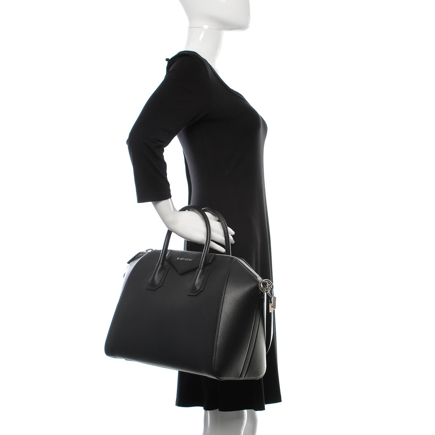 Givenchy Sugar Goatskin Medium Antigona Black 3 of 15