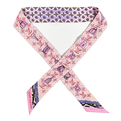 Louis Vuitton Silk Monogram Bubblegram BB Bandeau Blush 1 of 3