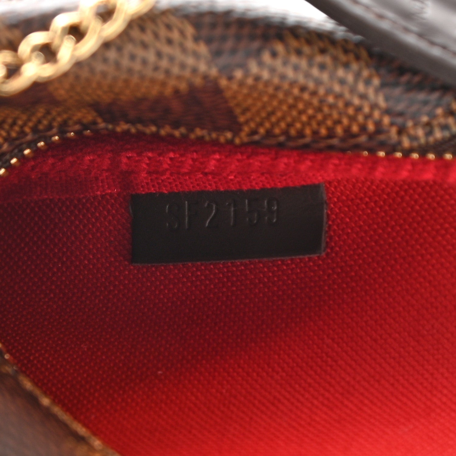 Louis Vuitton Damier Ebene Mini Pochette Accessories 8 of 9