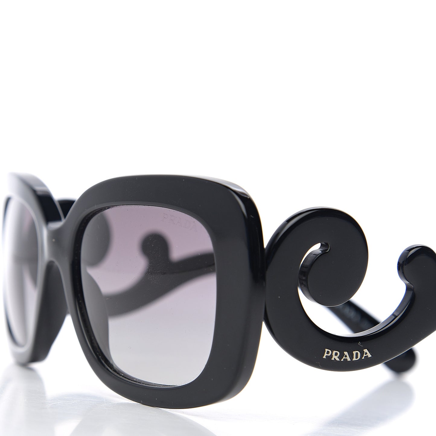 Acetate Baroque Sunglasses SPR 27O Black