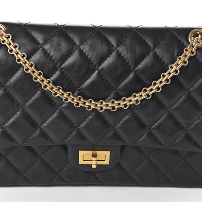 Chanel Aged Calfskin Quilted 2.55 Reissue 226 Flap Black 7 of 9