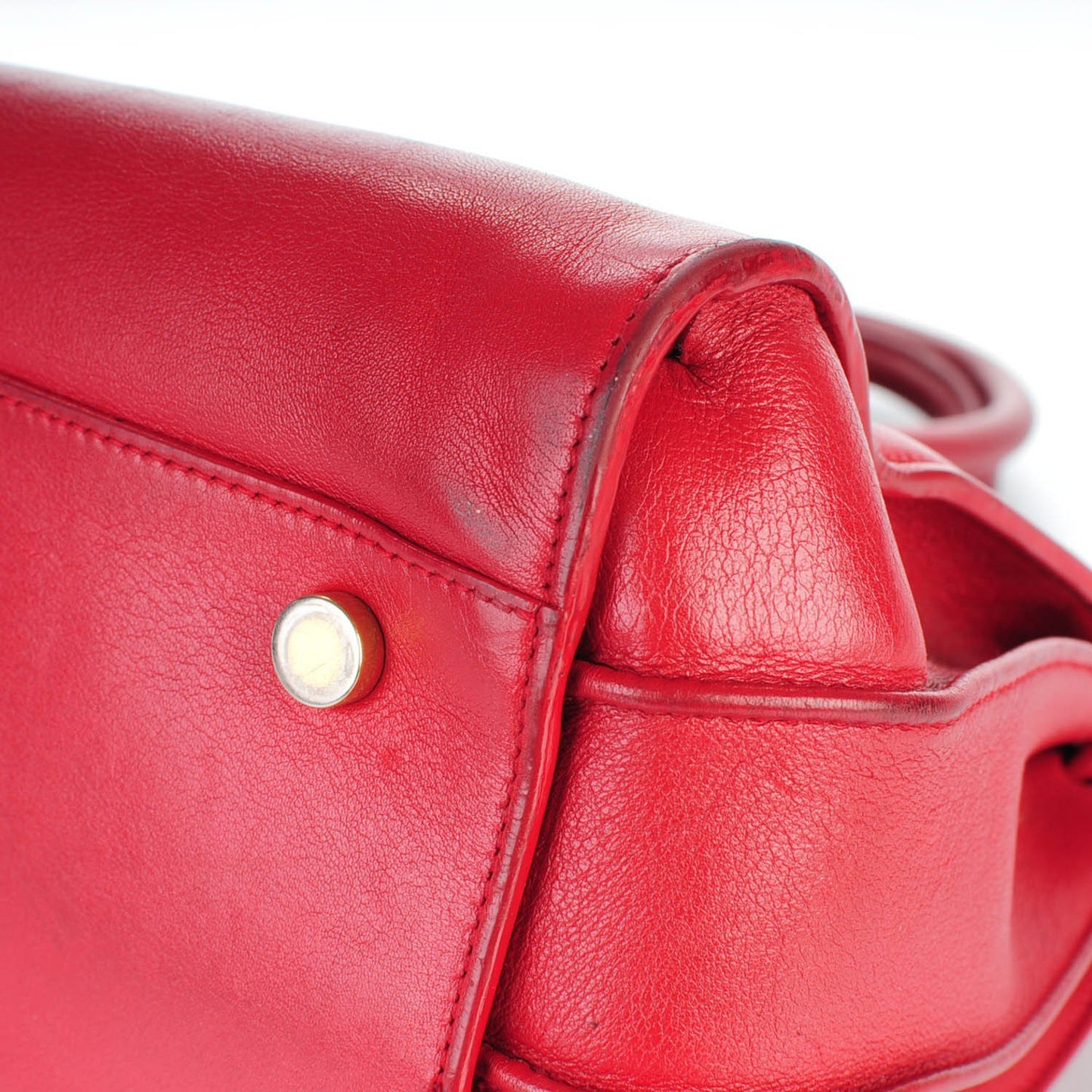 Calfskin Small Sac De Jour Lipstick Red
