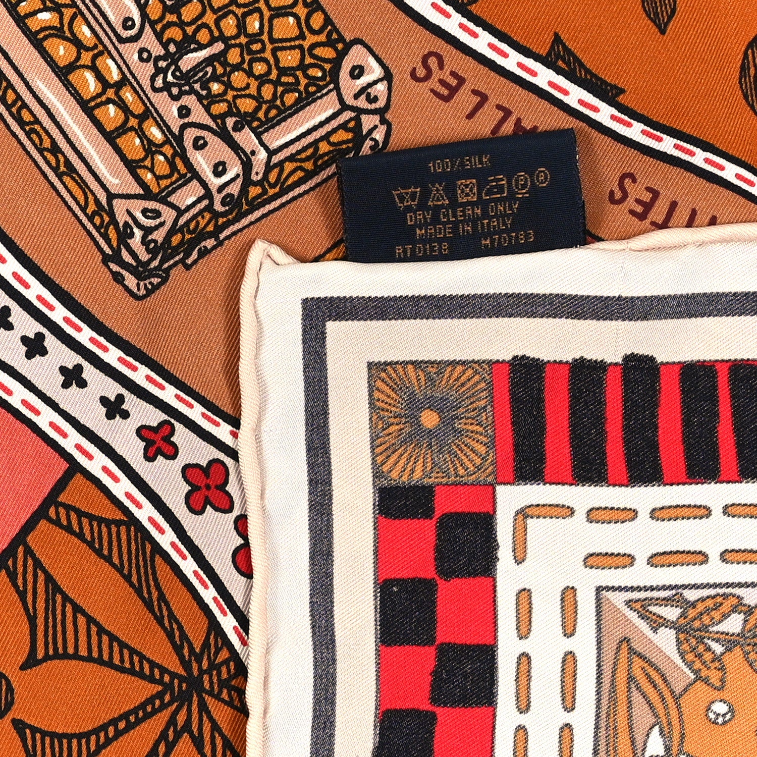 Louis Vuitton Silk Jeu De Louis Square Scarf Beige 6 of 6