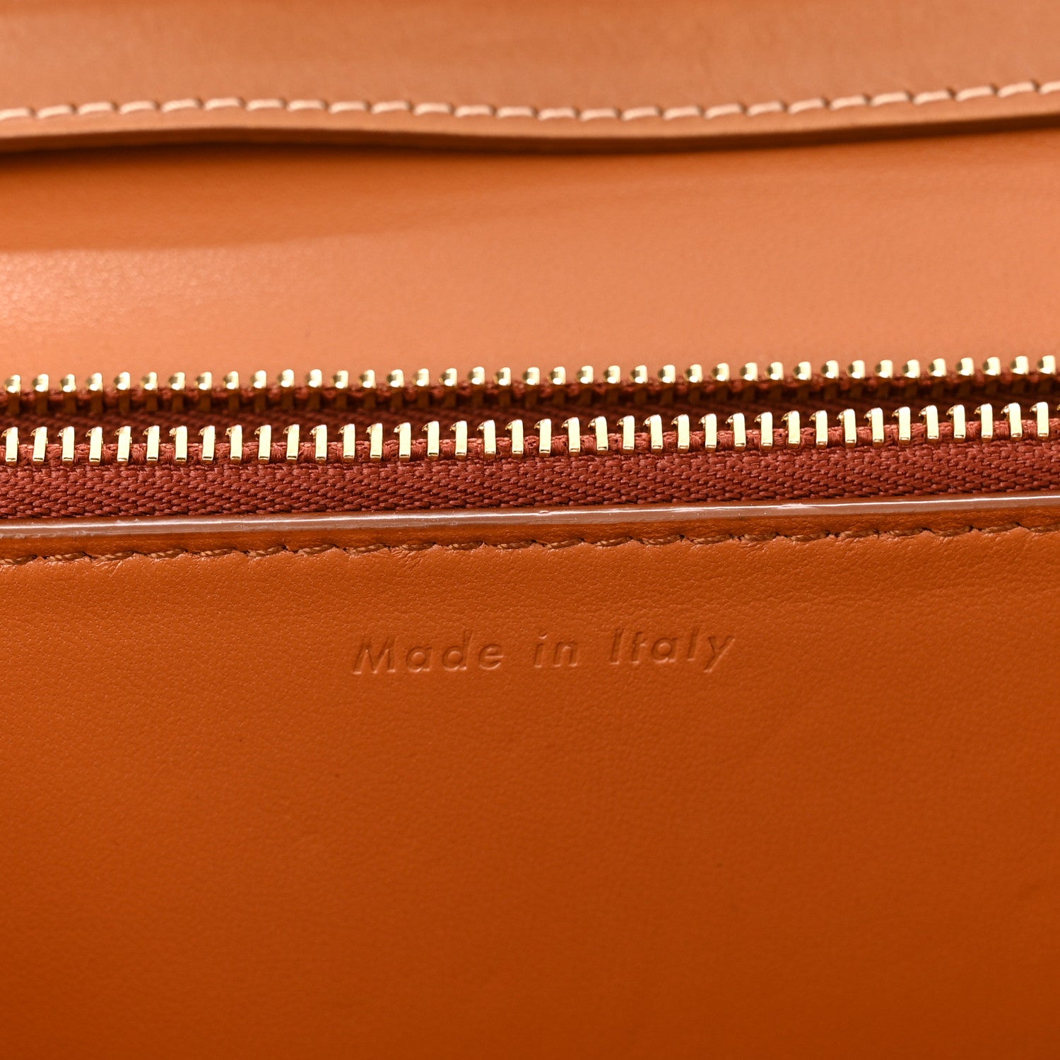 Celine Natural Calfskin Medium Classic Box Flap Bag Tan 6 of 11