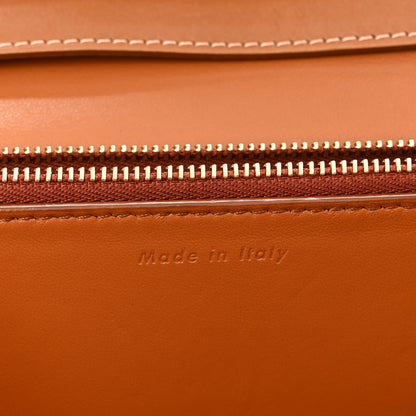 Celine Natural Calfskin Medium Classic Box Flap Bag Tan 6 of 11