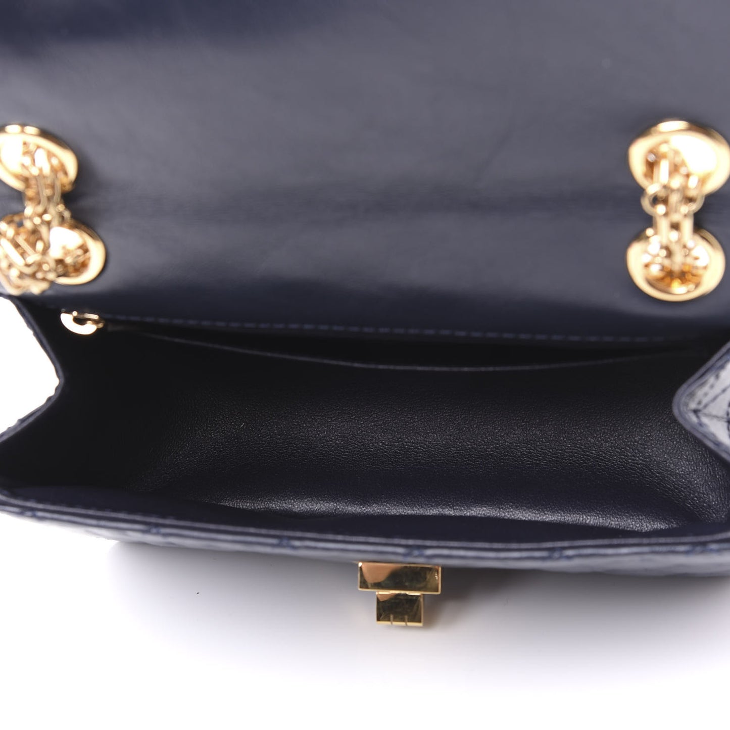 Aged Calfskin Quilted 2.55 Reissue Mini Flap Navy