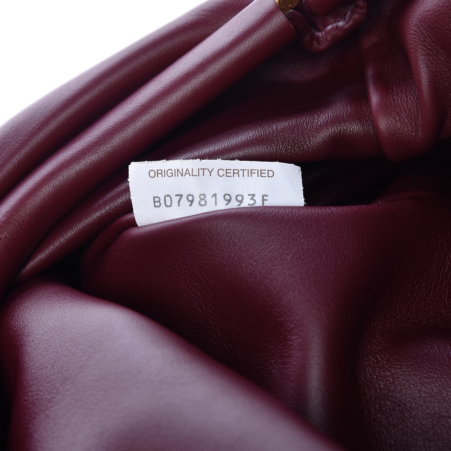 Bottega Veneta Smooth Butter Calf The Pouch Oversized Clutch Bordeaux 8 of 10