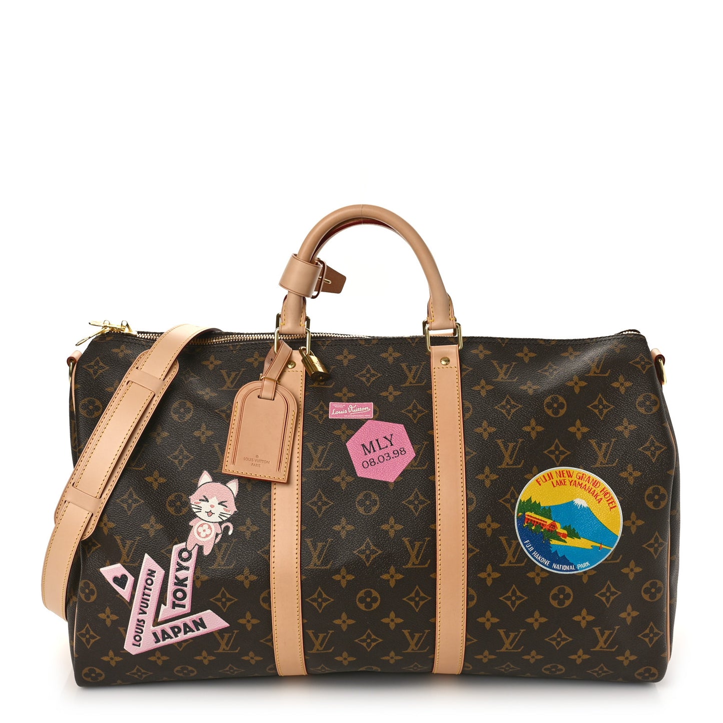 Monogram Patches Keepall Bandouliere 50