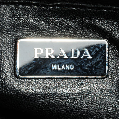 Prada Glace Calf Twin Pocket Tote Nero Black 11 of 14