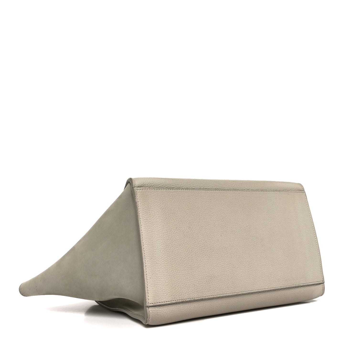 Spazzolato Calfskin Nubuck Small Trapeze Quartz