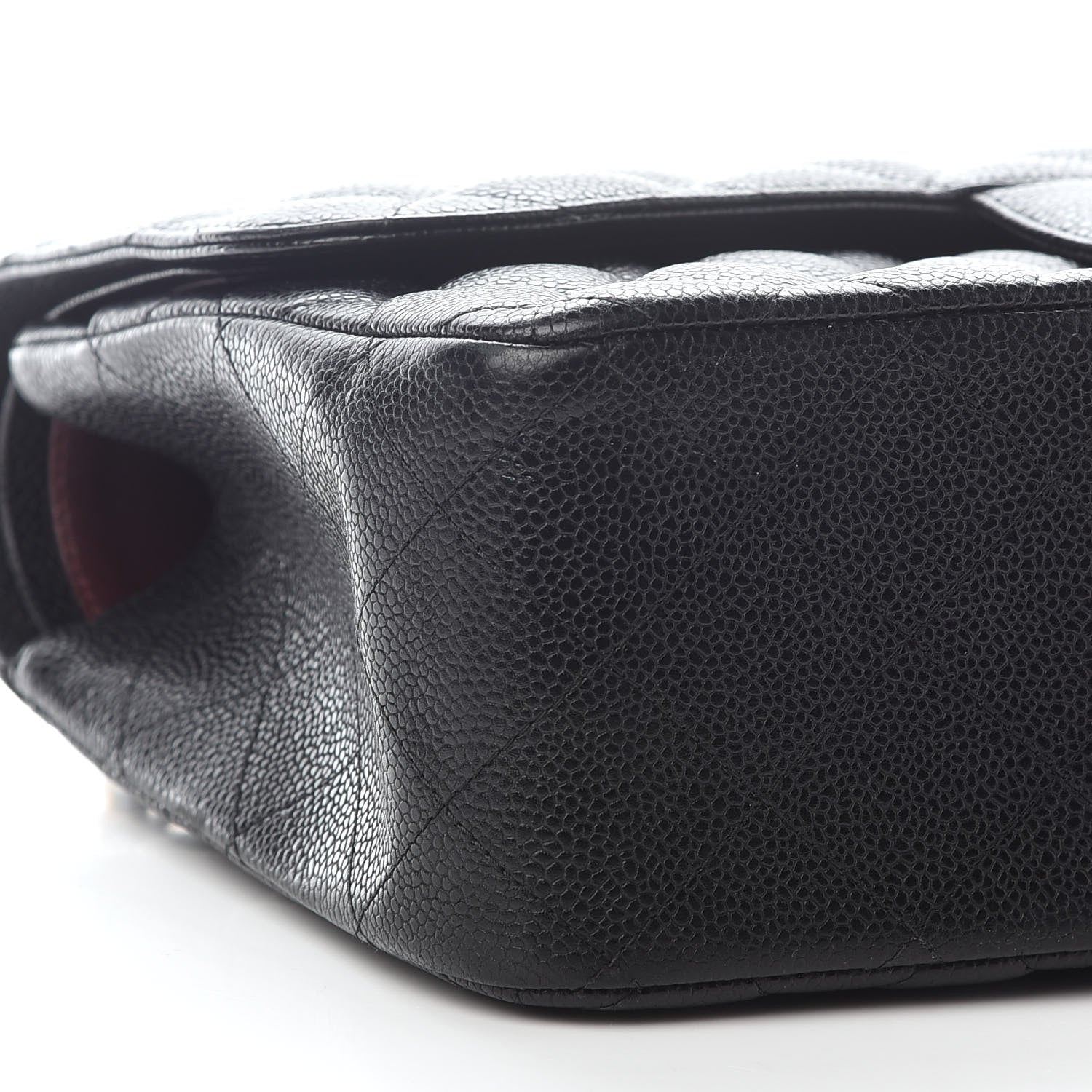 Chanel Caviar Quilted Jumbo Double Flap Black 7 of 11