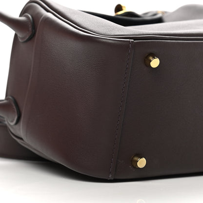 Hermes Swift Verso Mini Lindy 20 Rouge Sellier Bleu Saphir 8 of 14