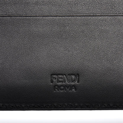 Fendi Vitello Century Monster Eyes Card Holder Black 7 of 7