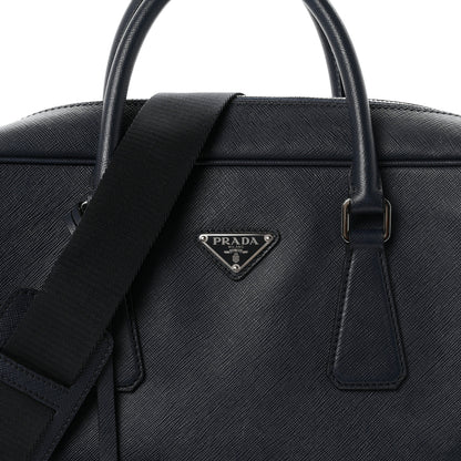 Prada Saffiano Travel Briefcase Baltico 6 of 8