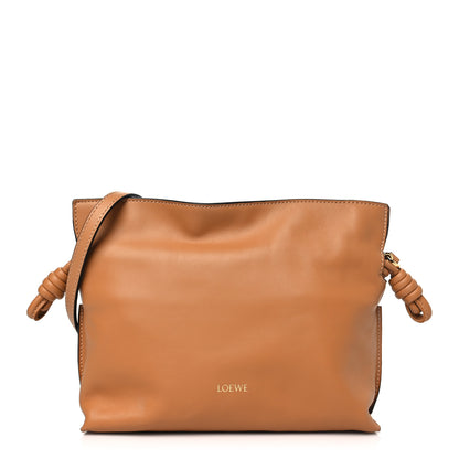 Loewe Calfskin Flamenco Knot Clutch Warm Desert 1 of 10