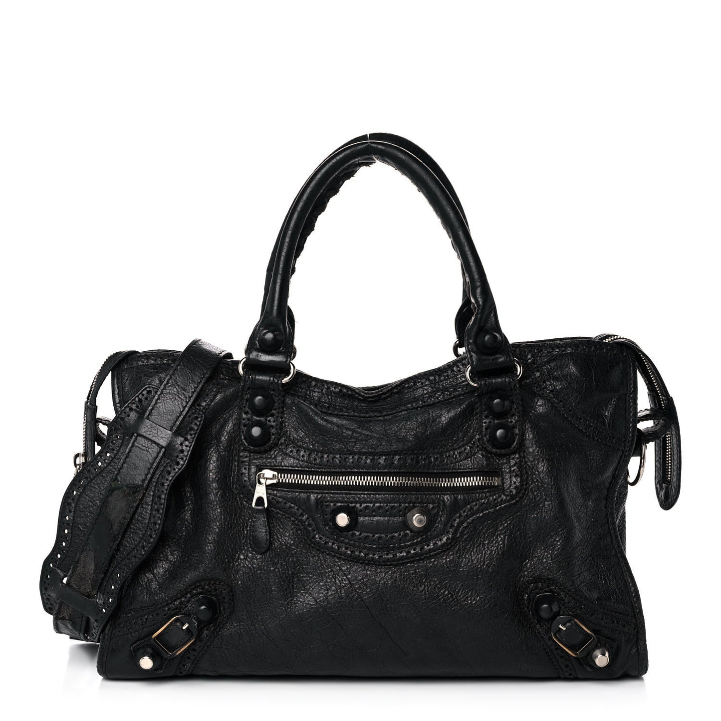 Agneau Giant Brogues Hardware City Black
