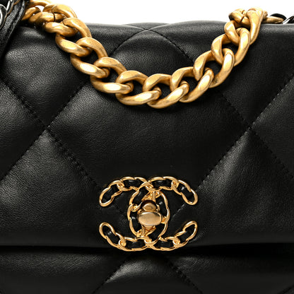 Chanel Lambskin Quilted Medium Chanel 19 Flap Black 8 of 10