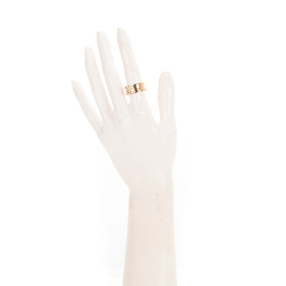 Bulgari 18K Rose Gold B.Zero1 3 Band Ring 50 5.5 2 of 5