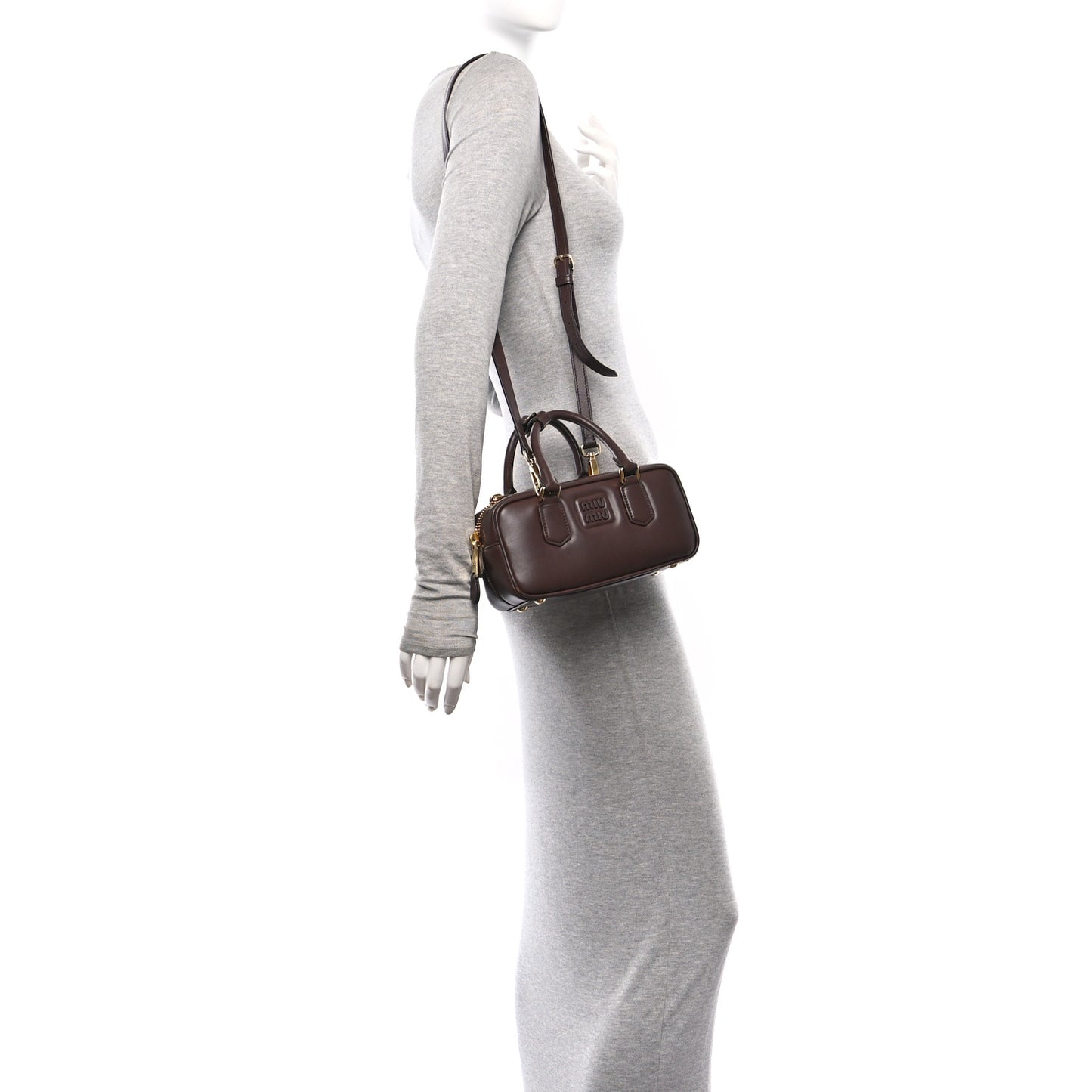 Calfskin Regular Arcadie Top Handle Bag Radica