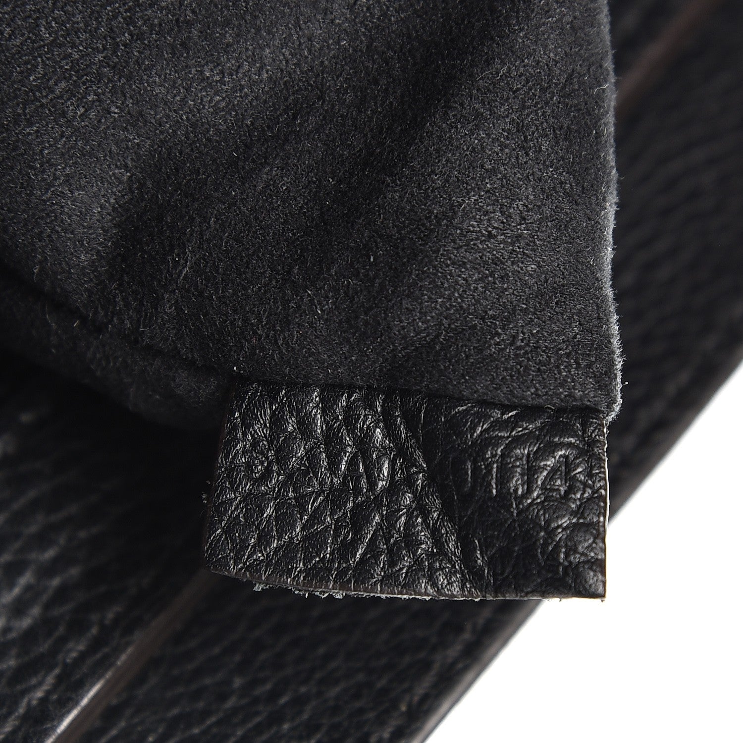 Celine Drummed Calfskin Micro Luggage Black 8 of 9