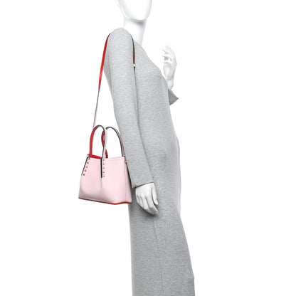 Christian Louboutin Calfskin Empire Spiked Mini Cabarock Shopper Tote Poupee 2 of 10