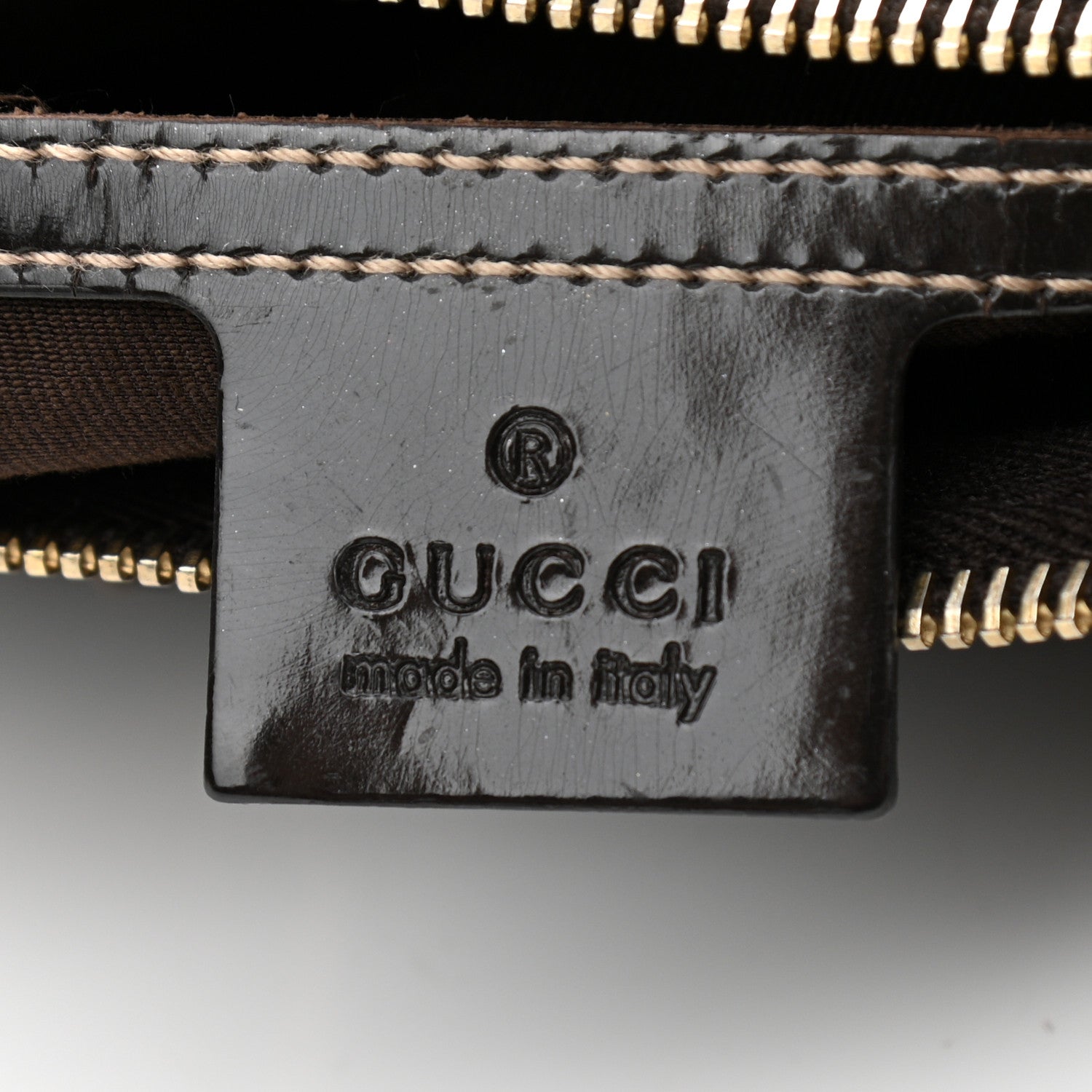 Gucci GG Supreme Monogram Medium Boston Dark Brown 6 of 10