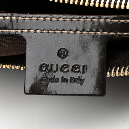 Gucci GG Supreme Monogram Medium Boston Dark Brown 6 of 10