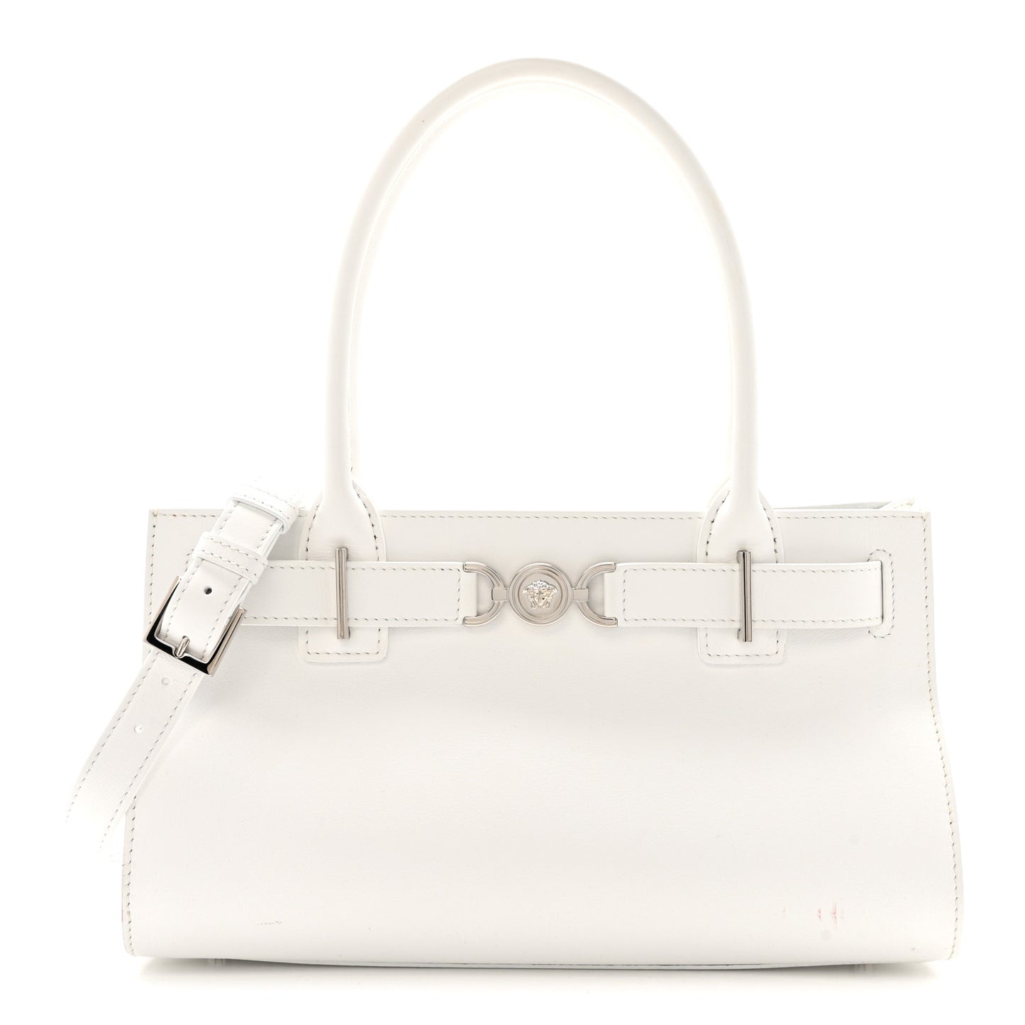 Calfskin Medusa '95 Tote Bag White