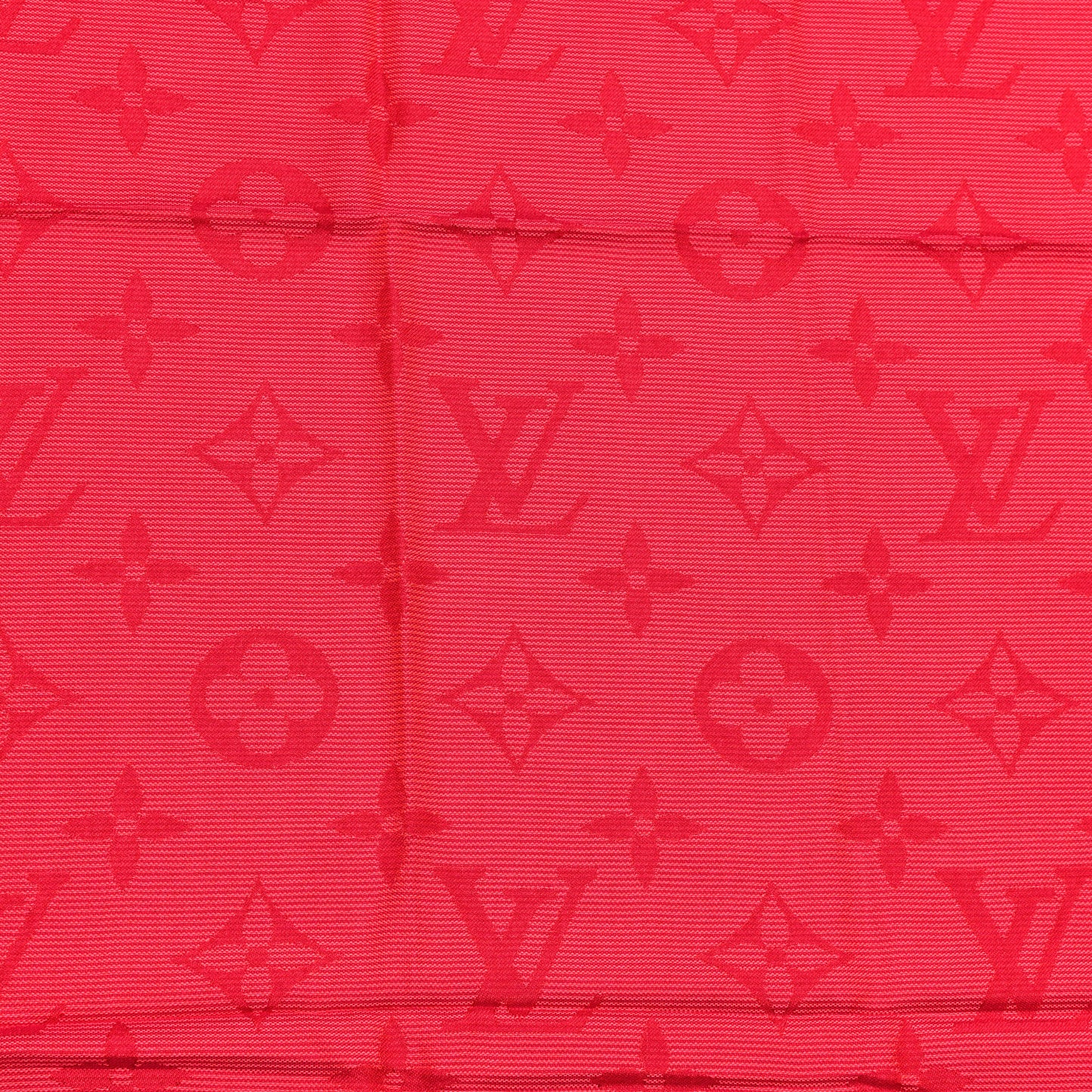 Silk Wool Monogram Shawl Pomme D'Amour