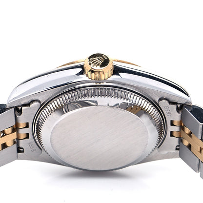 Rolex Stainless Steel 18K Yellow Gold 26mm Oyster Perpetual Datejust Watch White Roman 79173 4 of 5