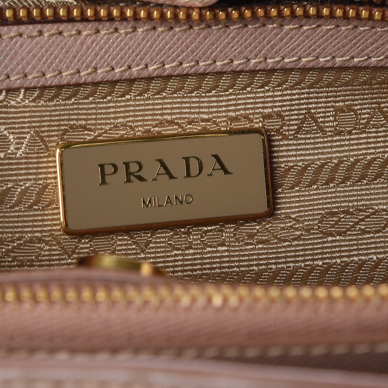 Prada Saffiano Lux Medium Tote Cammeo 6 of 14