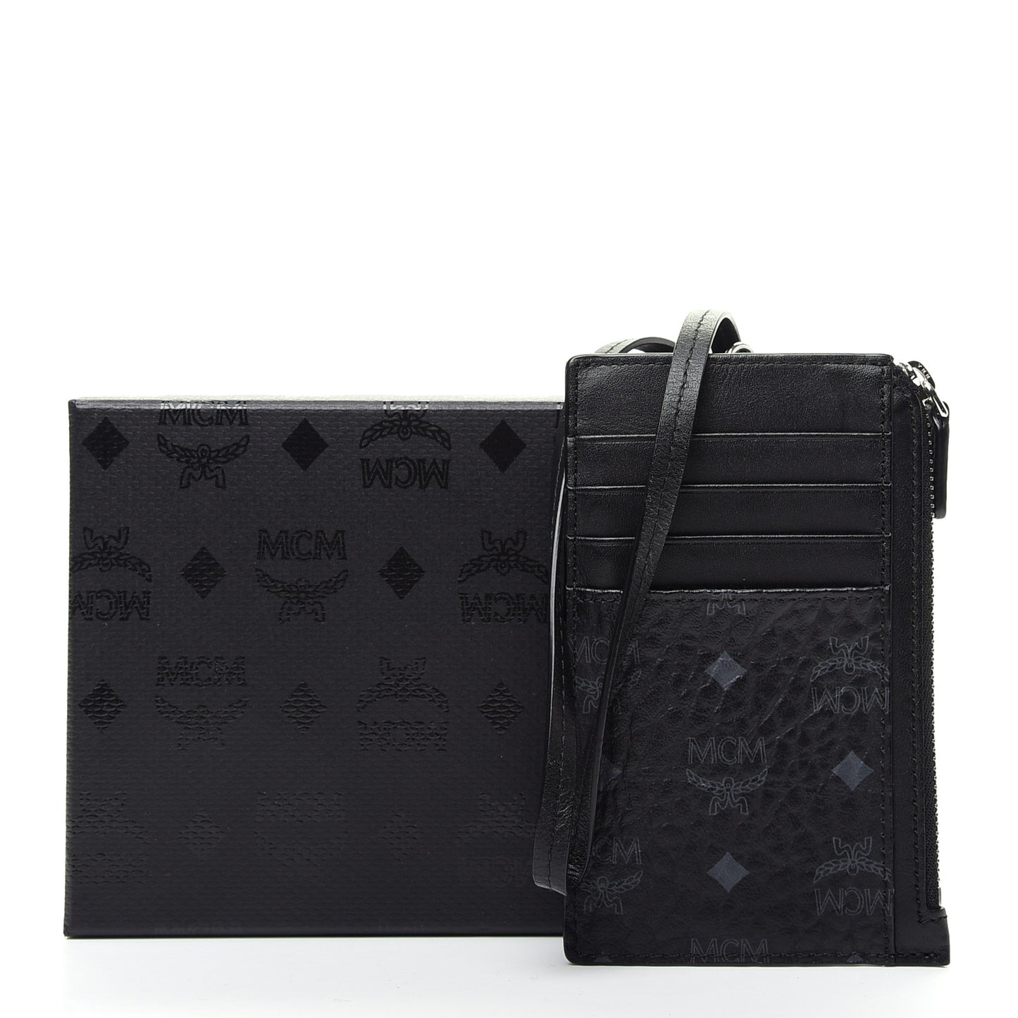 Visetos Lanyard Card Holder Black