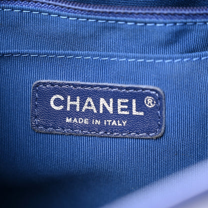 Chanel Lambskin Quilted Large Urban Spirit Backpack Blue 6 of 15