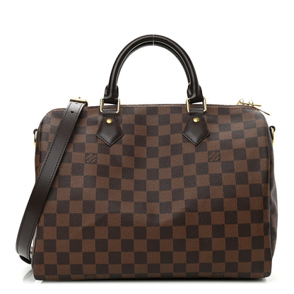 Louis Vuitton Damier Ebene Speedy Bandouliere 30 1 of 12