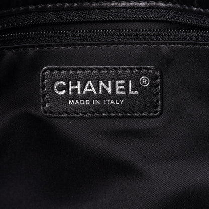 Chanel Lambskin Quilted Maxi Chanel 3 Flap Black 5 of 9