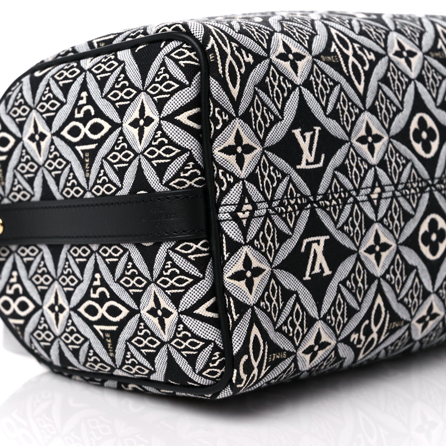 Louis Vuitton Jacquard Since 1854 Speedy Bandouliere 25 Black 9 of 10