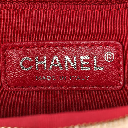 Chanel Aged Calfskin Quilted Medium Gabrielle Hobo Beige Black 6 of 10