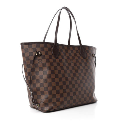Louis Vuitton Damier Ebene Neo Neverfull MM Rose Ballerine 3 of 12